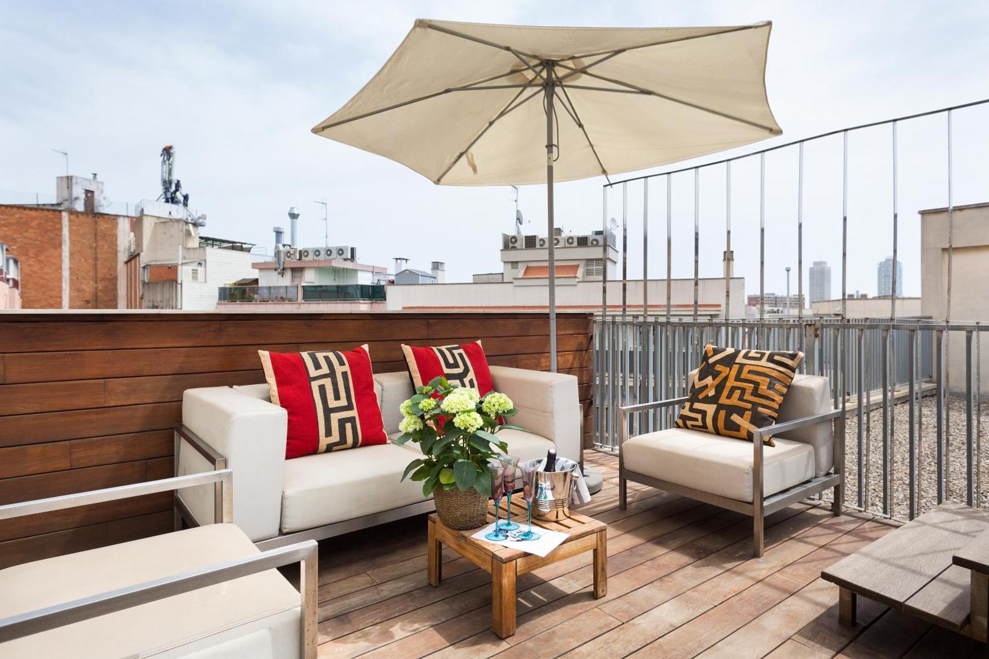 Apartment Barcelona Rentals - Pool Terrace In City Center Habitación foto